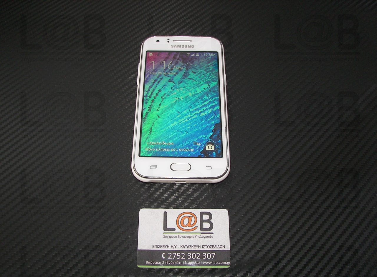 Αντικατάσταση οθόνης και μηχανισμού αφής σε τηλέφωνο Samsung Galaxy J1