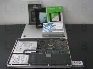 Αντικατάσταση δίσκου με SSD σε MacBook Pro