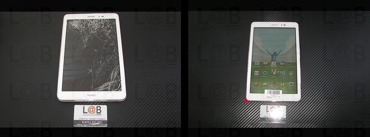 Αντικατάσταση οθόνης και μηχανισμού αφής σε tablet HUAWEI S8-70