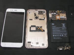 Αντικατάσταση οθόνης σε τηλέφωνο Xiaomi Mi A1