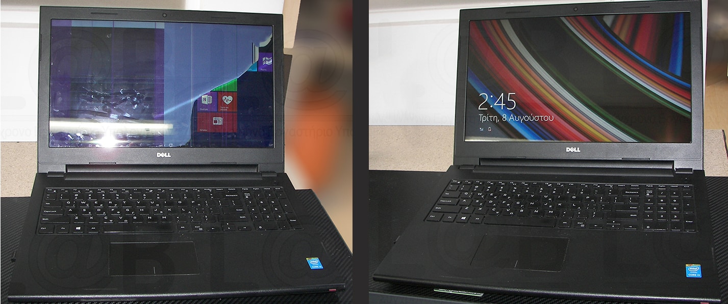 Αντικατάσταση σπασμένης οθόνης σε laptop DELL Inspiron 3542