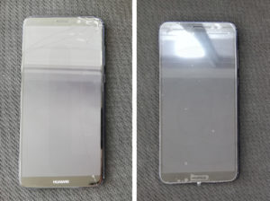 Αντικατάσταση οθόνης σε τηλέφωνο Huawei Mate 10 Lite