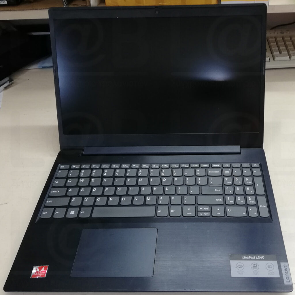 Αντικατάσταση οθόνης και επισκευή πλαστικών σε laptop Lenovo IdeaPad L340-15API
