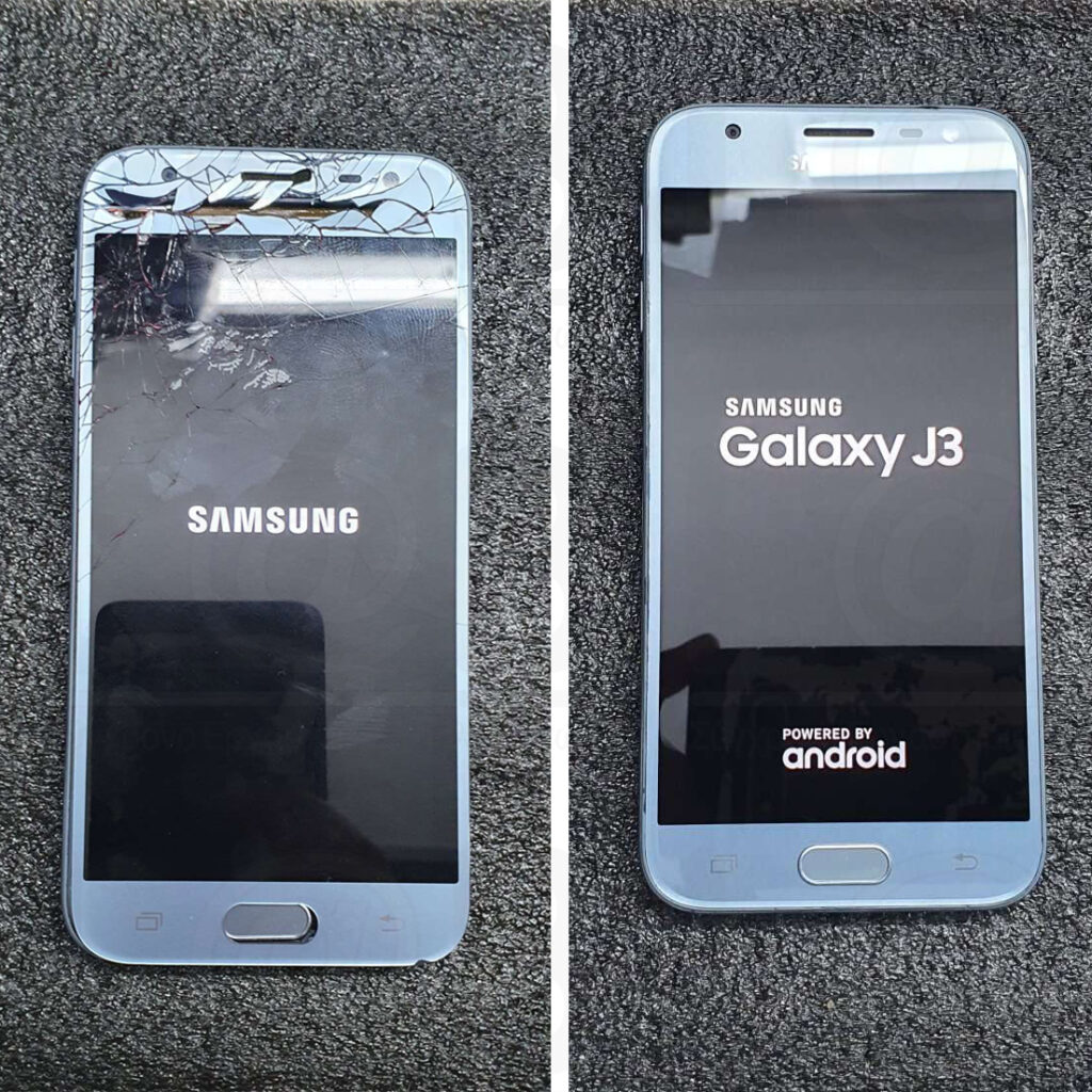 Αντικατάσταση οθόνης σε τηλέφωνο Samsung Galaxy J330 ασημί