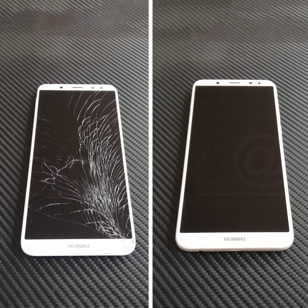 Αντικατάσταση οθόνης (OR) σε τηλέφωνο Huawei Mate 10 Lite λευκό