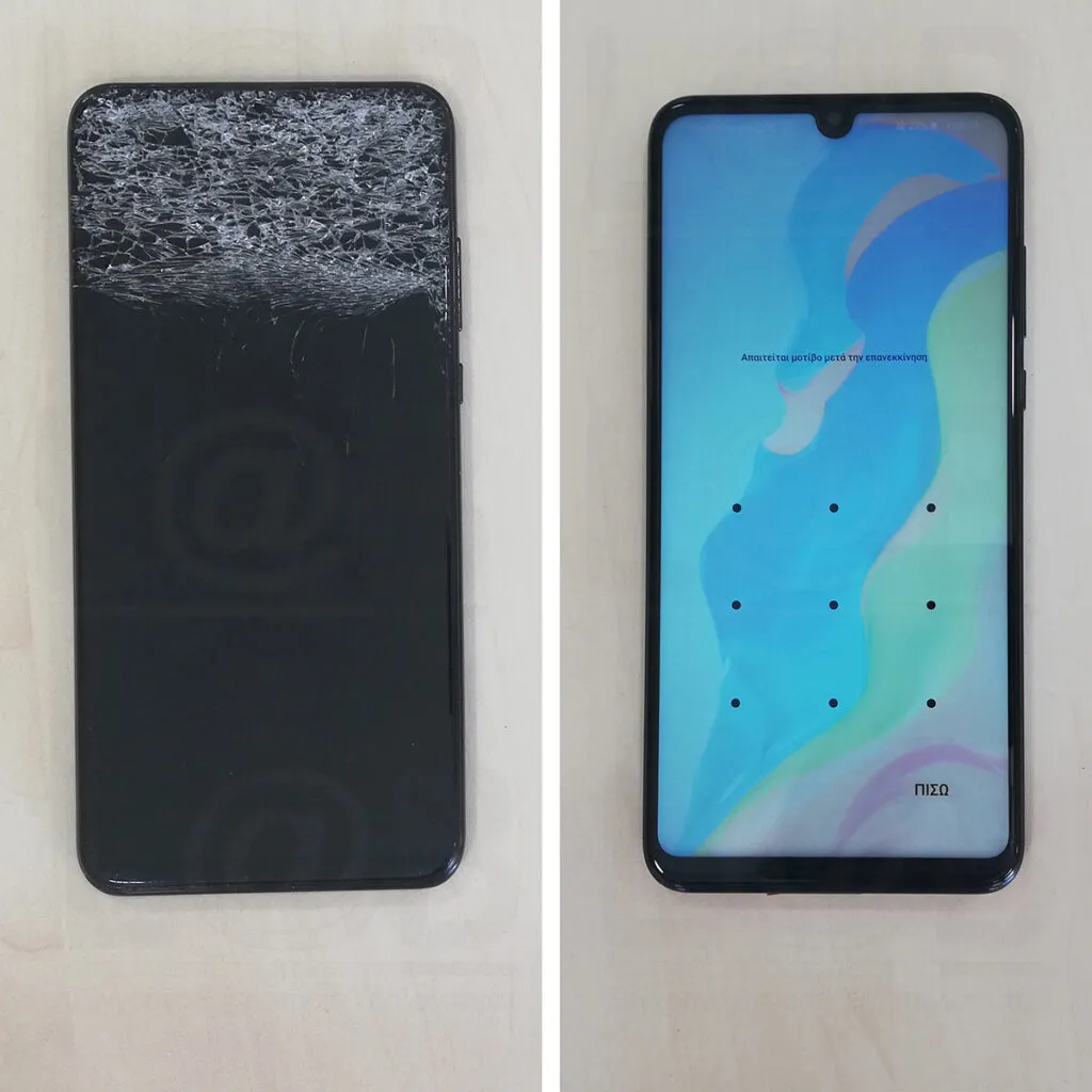 Αντικατάσταση οθόνης σε τηλέφωνο Huawei P30 Lite