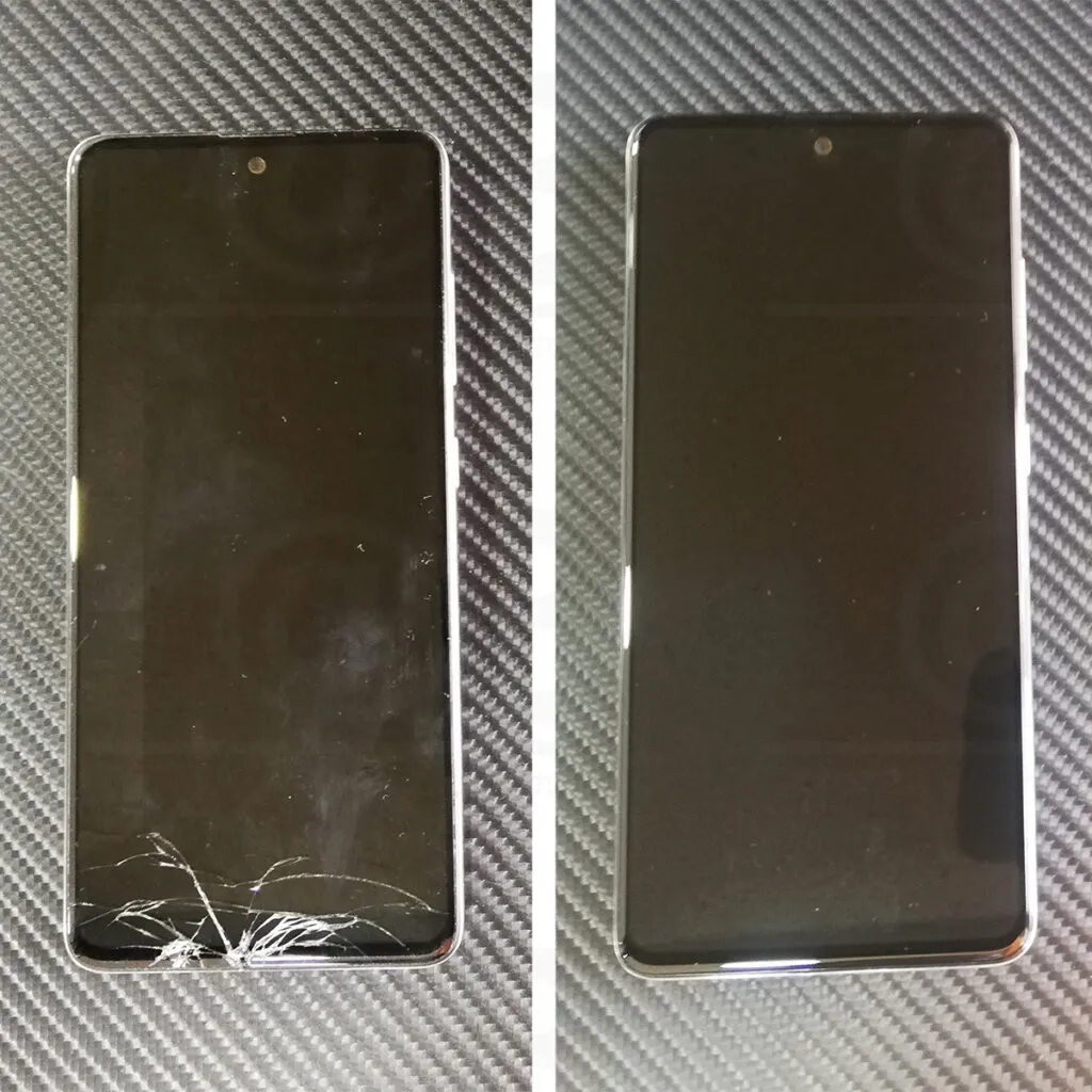 Αντικατάσταση οθόνης σε τηλέφωνο Samsung Galaxy A51 SM-A515, μαύρο
