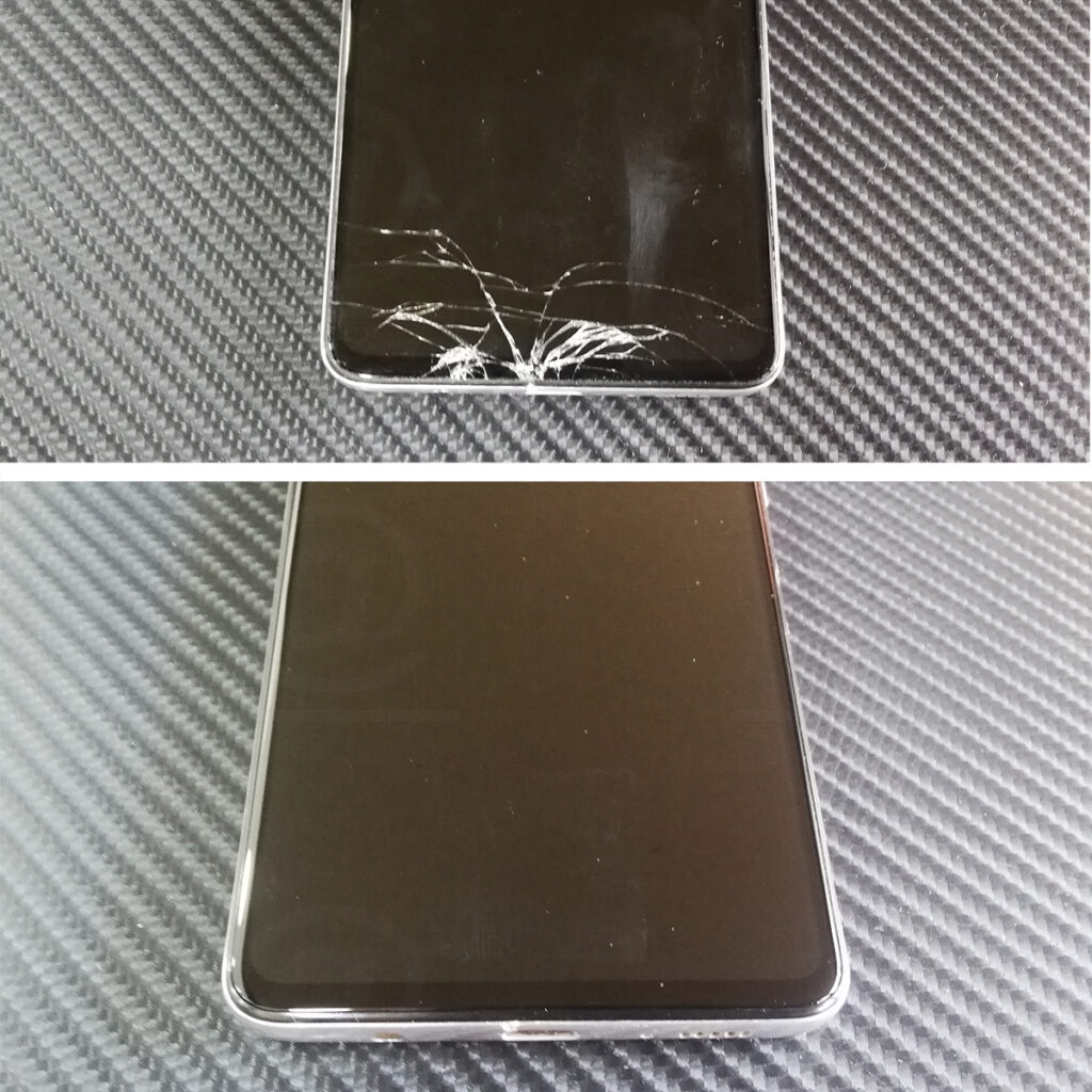 Αντικατάσταση οθόνης σε τηλέφωνο Samsung Galaxy A51 (SM-A515) μαύρο