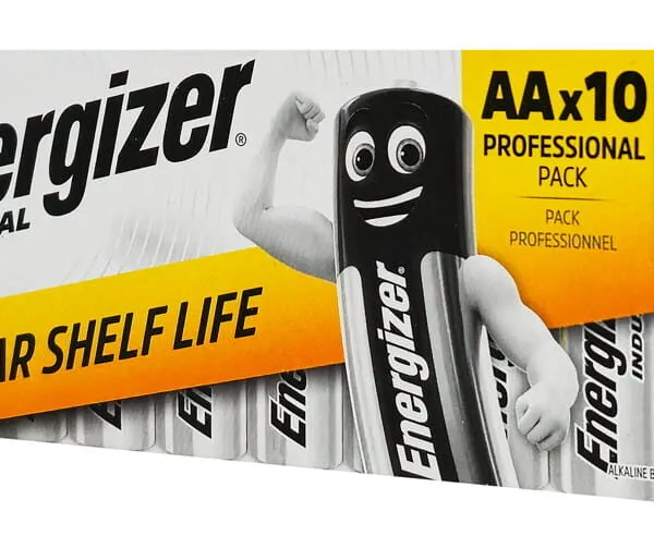 ENERGIZER αλκαλικές μπαταρίες Industrial, AA/LR6, 1.5V, 10τμχ