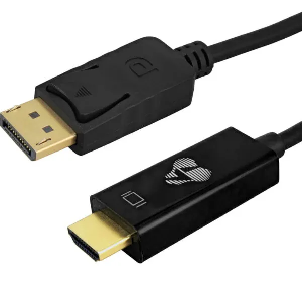 POWERTECH καλώδιο DisplayPort σε HDMI CAB-H189, 4K/60Hz, 21.6 Gbps, 3m, μαύρο