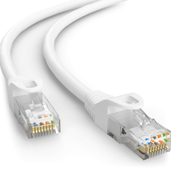 POWERTECH καλώδιο δικτύου CAB-N378, Cat 6 U/UTP, CCA, 250Hz, 0.50m, λευκό