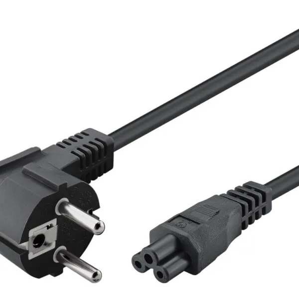 POWERTECH καλώδιο τροφοδοσίας CAB-P035, copper, 3x 0.5mm, 1.5m, μαύρο