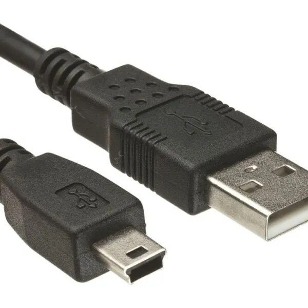 POWERTECH Καλώδιο USB 2.0 σε USB Mini CAB-U025, copper, 1.5m, μαύρο