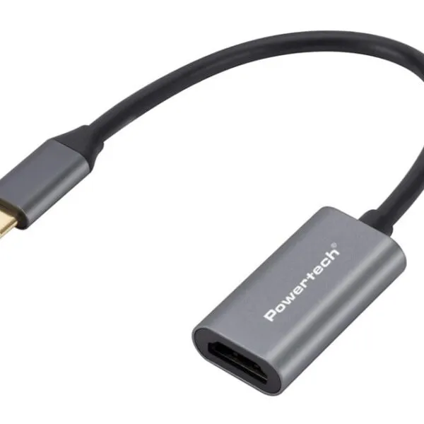 POWERTECH αντάπτορας USB-C σε HDMI CAB-UC086, 4K/60Hz, γκρι