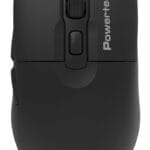 POWERTECH ασύρματο ποντίκι PT-1542, 2.4GHz, έως 5000DPI, αθόρυβο, μαύρο
