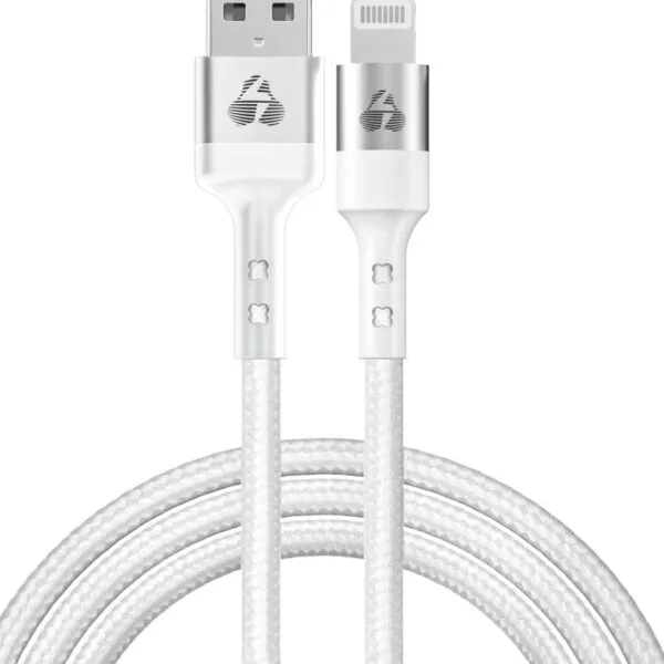 POWERTECH καλώδιο USB σε Lightning PTR-0126, 12W, copper, 1m, λευκό