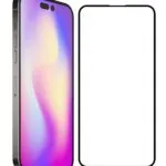 POWERTECH tempered glass 5D TGC-0582, iPhone 14 Pro Max, full glue μαύρο
