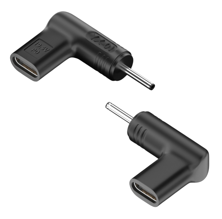 YX-01.jpg POWERTECH αντάπτορας τροφοδοσίας laptop YX-01, USB-C σε Samsung 3x1.1mm, μαύρος - Image 1
