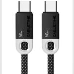 CABLETIME καλώδιο USB-C CT-CM60-PBW, 60W PD, 480Mbps, 1m, μαύρο