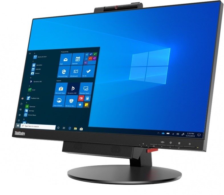 Refurbished AIO Lenovo TIO 24'' Gen.4 TOUCH M70q TINY i5-10500T/8GB/250NVMe/W10P - όψη 2