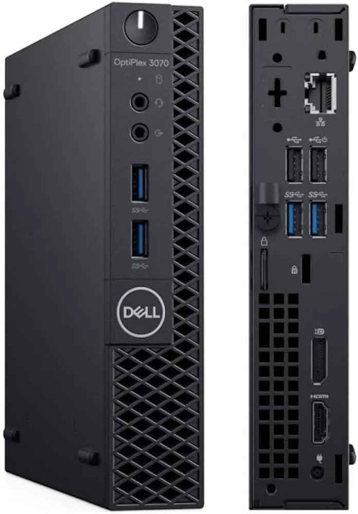 Refurbished Dell OptiPlex 3070 MFF i5-9500T/8GB/250NVMe/W10P - όψη 2