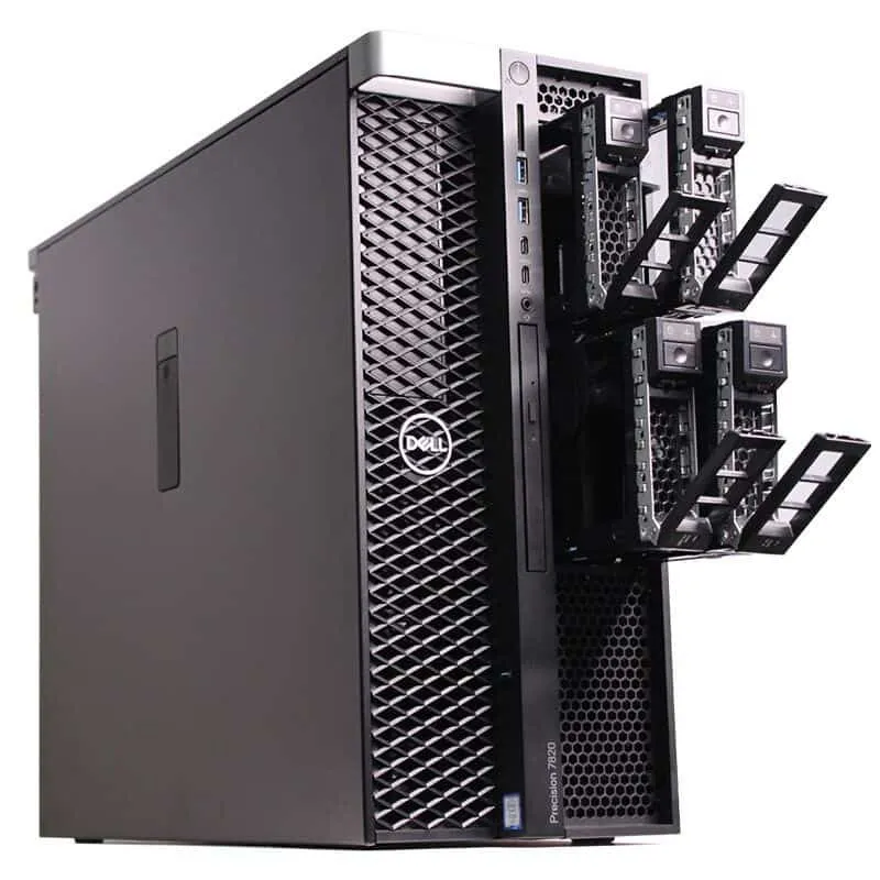 Refurbished Dell Precision T7820 2x Xeon Silver 4210R/32GB/512NVMe/RTX4000 8GB/W10P
