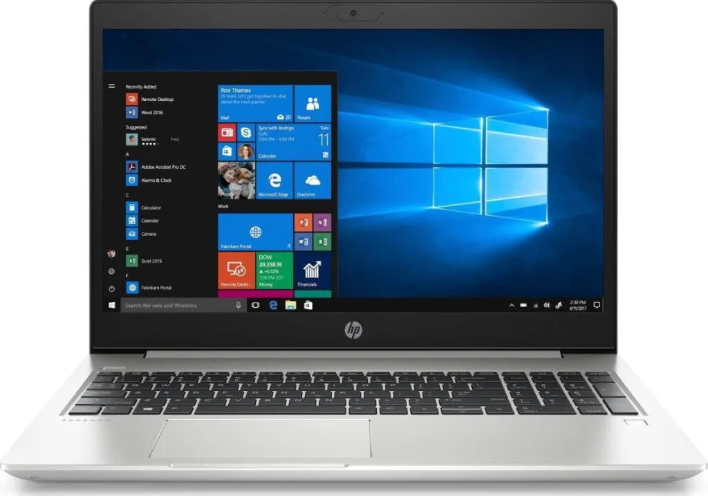 Refurbished HP ProBook 450 G7 i7-10510U/16GB/250NVMe/15.6''FHD/W10P/GR