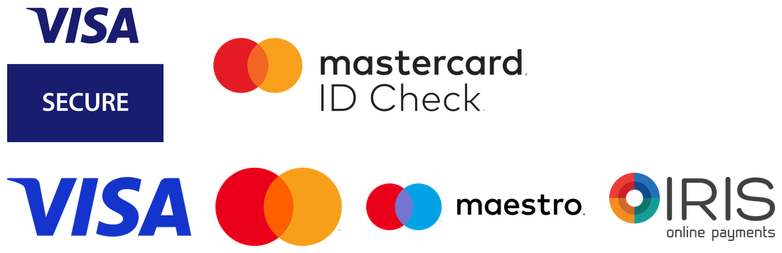 Αποδεκτοί τρόποι πληρωμής: Visa Secure, Mastercard ID Check, Visa, Mastercard, Maestro, IRIS online payments