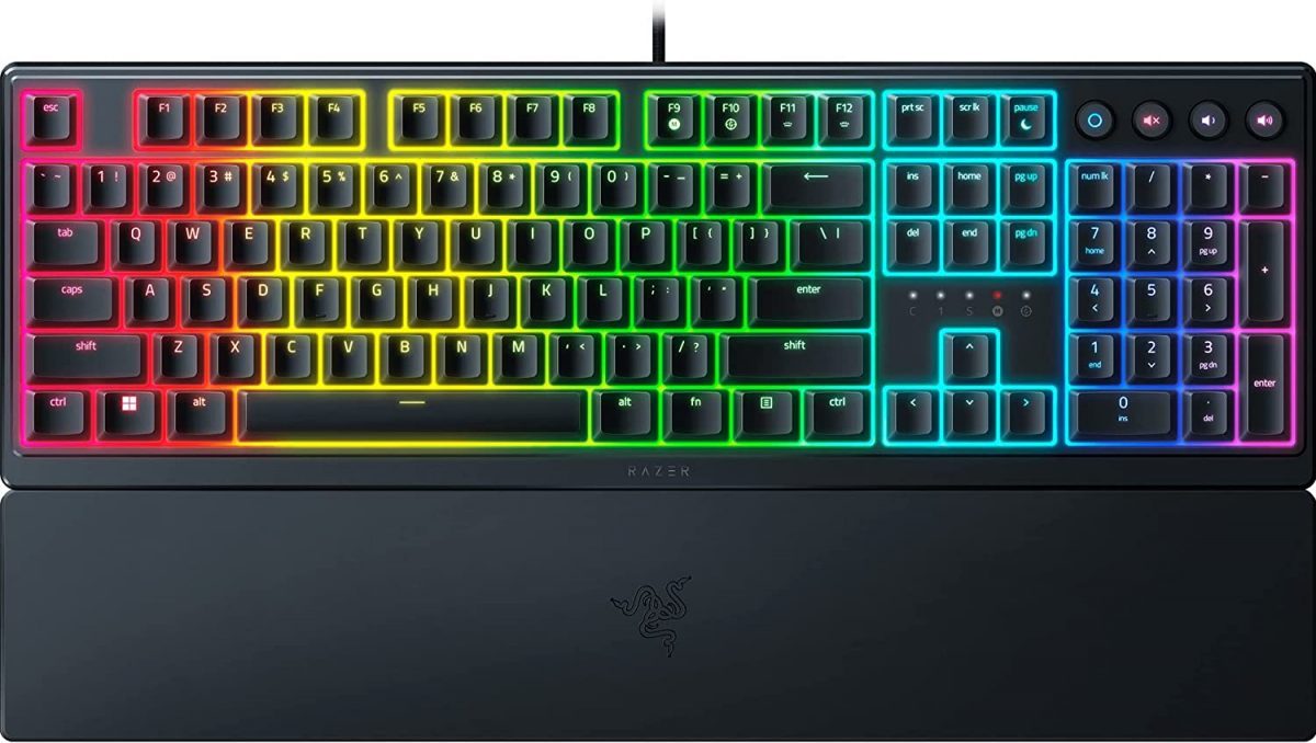 RAZER gaming ενσύρματο πληκτρολόγιο Ornata V3, mecha-membrane, RGB, μαύρο RAZER gaming ενσύρματο πληκτρολόγιο Ornata V3, mecha-membrane, RGB, μαύρο